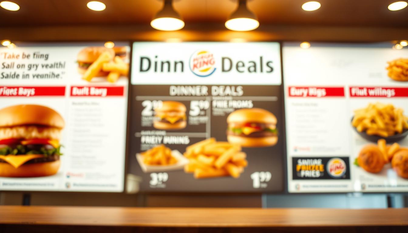 Burger King Dinner Deals